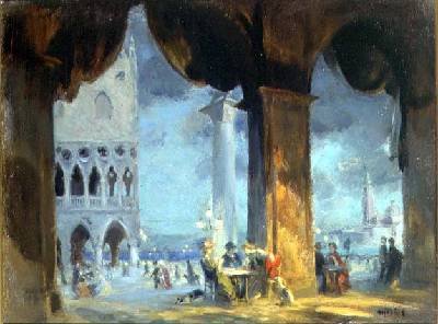 In the Piazzetta Venice 1908