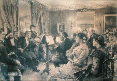 The Quartet or The Musical Evening at the House of Amaury Duval 1881