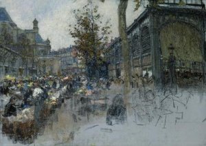 Study for Les Halles 1893