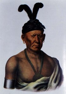 Wakechai or Crouching Eagle a Sauk Chief