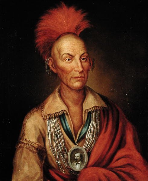 Portrait of Black Hawk 1767-1838 by Homer Henderson