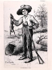 Frontispiece to The Adventures of Huckleberry Finn