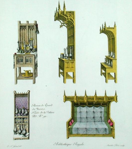 Fifteenth century French and Burgundian furniture