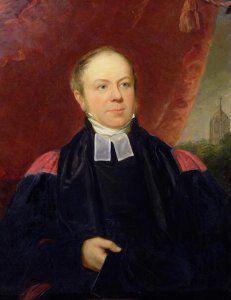 Portrait of William Buckland 1784-1856 Professor of Mineralogy at Oxford University and Dean of Westminster