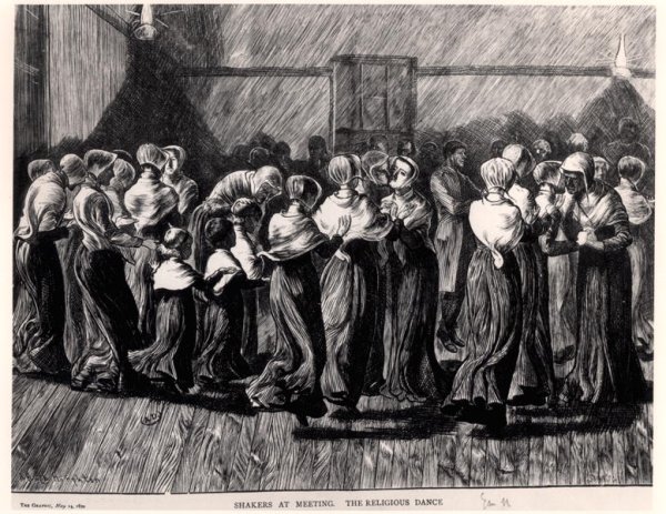 Shakers at a Meeting the Religious Dance