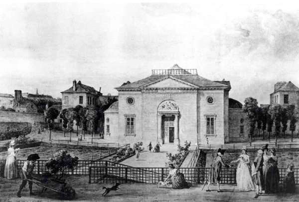 The Great Amphitheatre of Jardin des Plantes in Paris in 1794