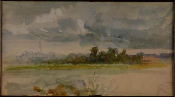 One of the Three Landscape Sketches 2