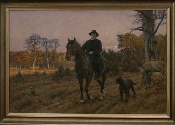 Bismarck on Horseback with Dog