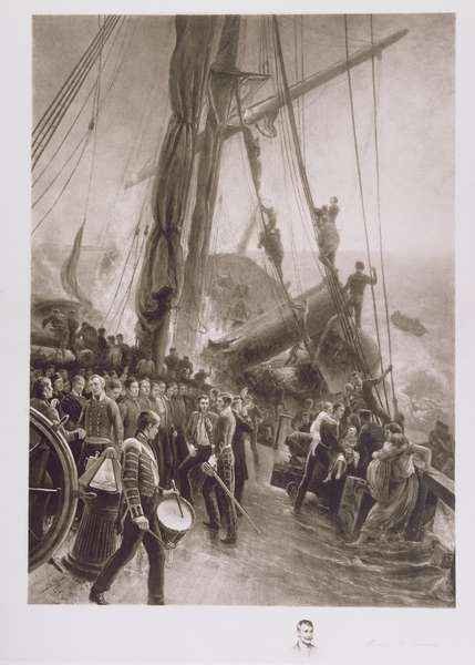 The Wreck of HMS Birkenhead off the Cape of Good Hope on 26 Feb 1852