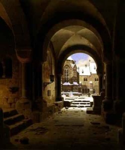 The Monastery Gate in Winter