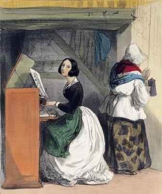 A Music School Pupil from Les Femmes de Paris