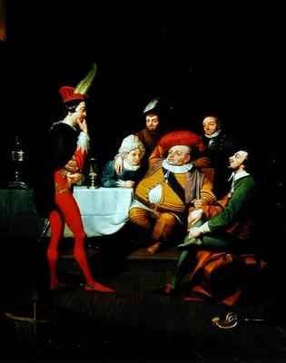 Falstaff Enacting Henry IV