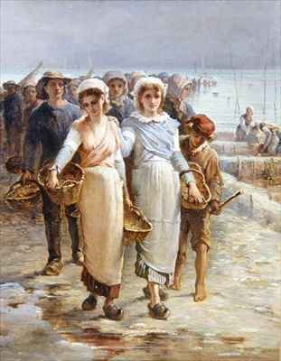 Oyster Girls at Cancale