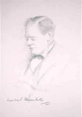 Portrait of Winston Churchill 1874-1965