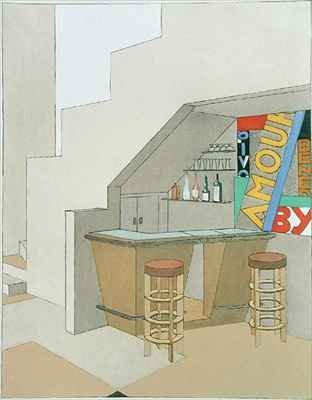 Design for a small bar