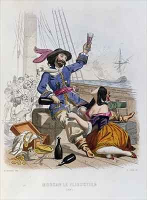 Morgan the Buccaneer in 1668