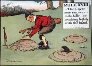 Rule VII A ball must be played wherever it lies