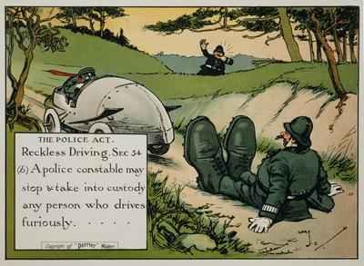 The Police Act Reckless Driving Sec 54 A police constable may stop and take into custody any person who drives furiously