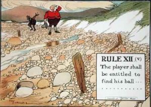 Rule XII The player shall be entitled to find his ball