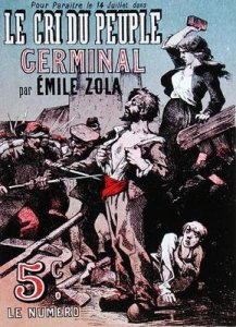 Poster advertising the publication of Germinal