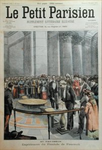 Experiment with Foucaults Pendulum at the Pantheon in Paris