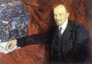 Vladimir Ilyich Lenin (1870-1924) at Smolny