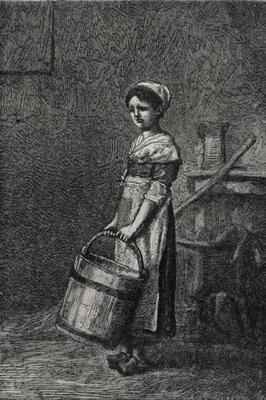 Cosette Carrying a Bucket