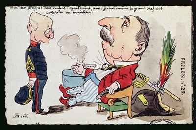 Caricature depicting the pardon of Captain Dreyfus