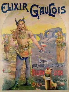 Poster advertising 'Elixir Gaulois'