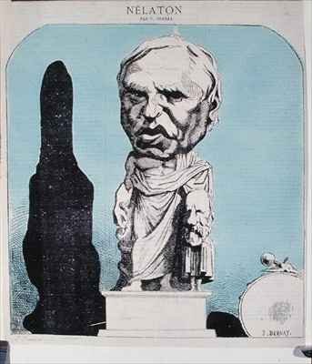 Caricature of Auguste Nelaton (1807-73)