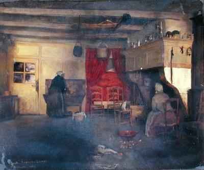 Peasant Interior at Damvilliers