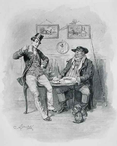 The Two Wellers, from 'The Pickwick Papers'