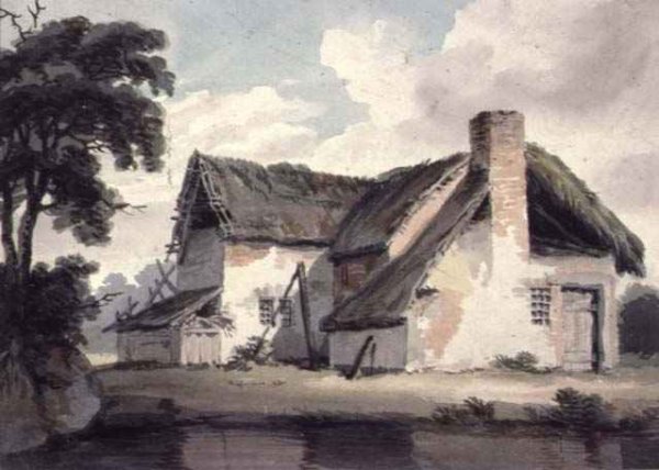 Thatched Cottage near a Pond