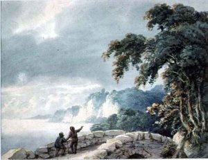 Landscape with Trees, Bridge and Figures