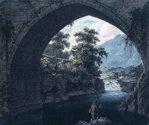 The North Arch of Llangollen Bridge