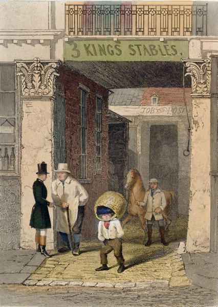 Remains of Clarendon House, Three Kings Livery Stables, Piccadilly