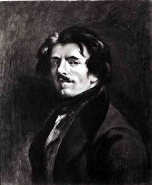 Portrait of Eugene Delacroix (1798-1863) after a self portrait of 1834