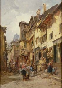 Street Scene, Northern France