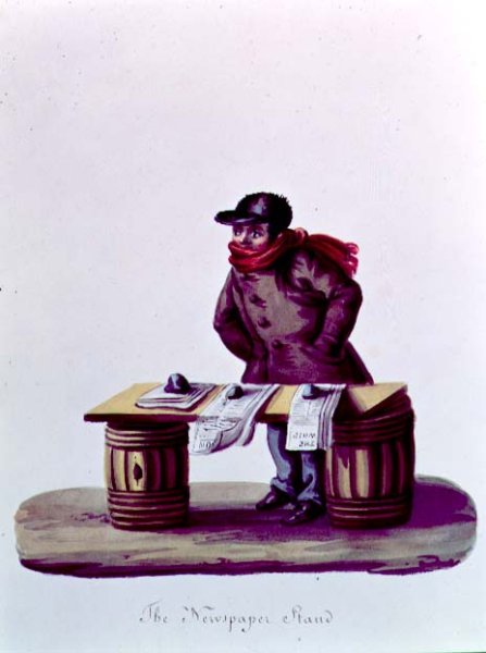 The Newspaper Stand, c.1840-44