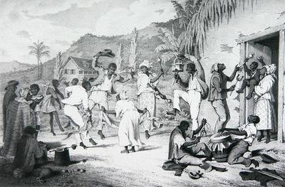 Negro Dance, from 'West India Scenery with Illustrations of Negro Character', 1836