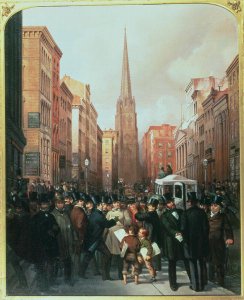 Wall Street, 13th October 1857