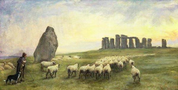 Returning Home, Stonehenge, Wiltshire, 1891