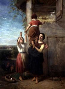 Gathering the Eggs, 1862