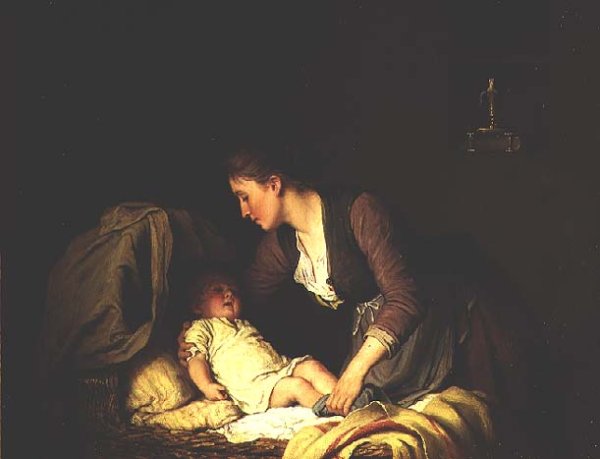 Undressing the Baby, 1880