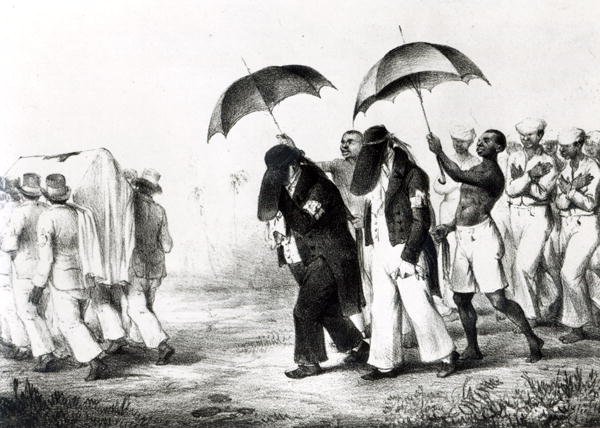 Negro Funeral Procession, from 'Voyage a Surinam'