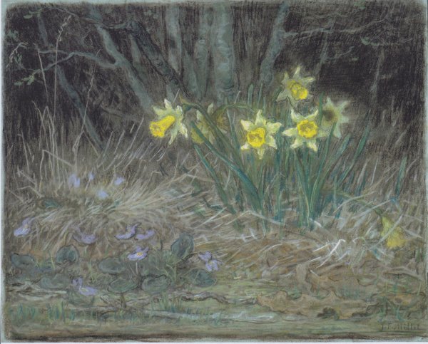 Narcissi and Violets, c.1867