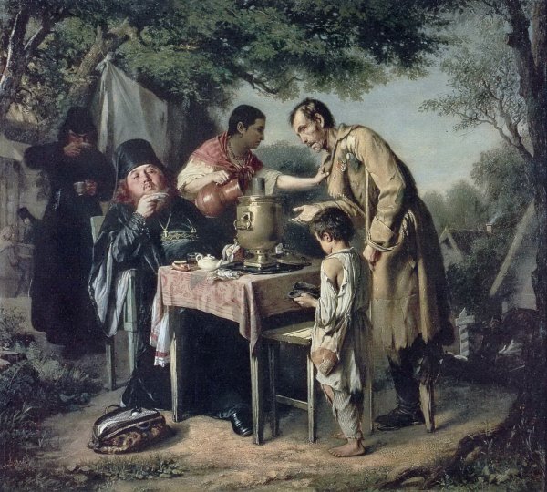 Tea Drinking in Mytishchi, near Moscow, 1862