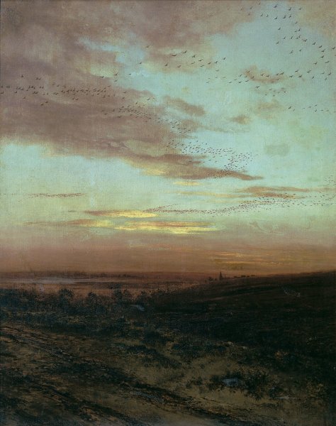 Evening, Migration of birds, 1874