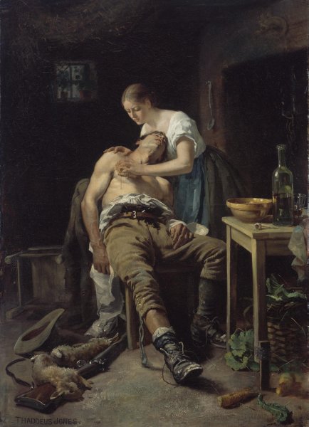 The Wounded Poacher, 1881