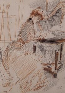 Madame Helleu Writing